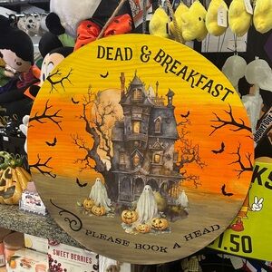 Halloween Haunted House Wall Art